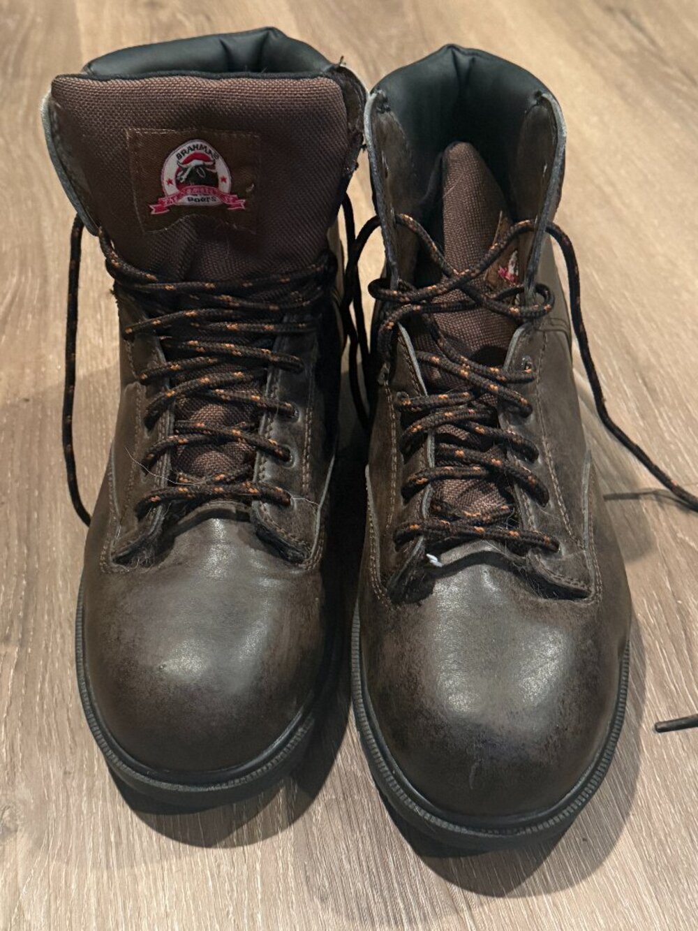 Brahma Men’s Size 13 Brown Steel Toe Work Boots